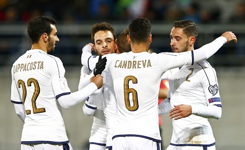 Italy thắng đậm, bám sát Tây Ban Nha tại vòng loại World Cup