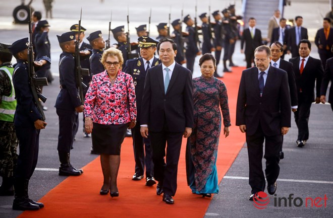 Chủ tịch nước Trần Đại Quang đến Peru dự Tuần lễ Cấp cao APEC