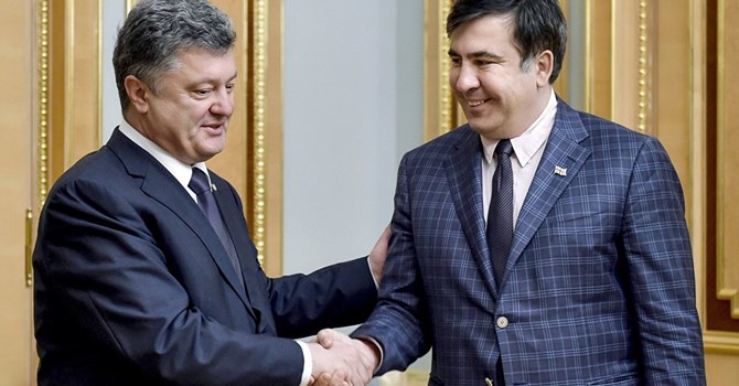 Cựu Thống đốc Saakashvili giải thích lý do thất vọng về Tổng thống Poroshenko