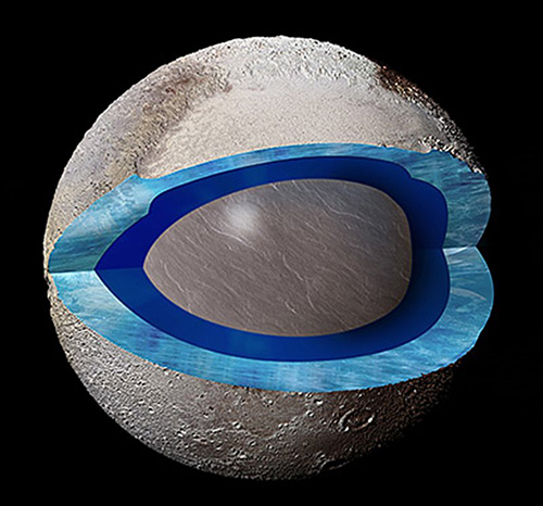 Đại dương chứa cồn ẩn dưới bề mặt sao Diêm Vương