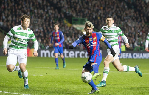 Messi lập cú đúp, Barca giành vé đi tiếp tại Champions League