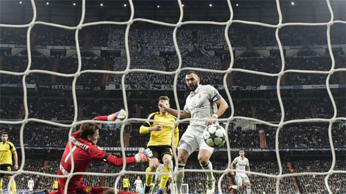Hòa Dortmund, Real đi tiếp ở C1 với tư cách nhì bảng F