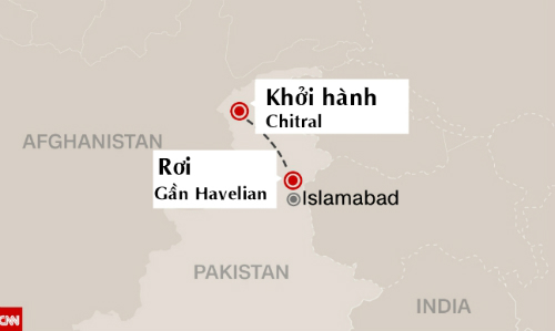 Máy bay rơi ở Pakistan, 47 người chết