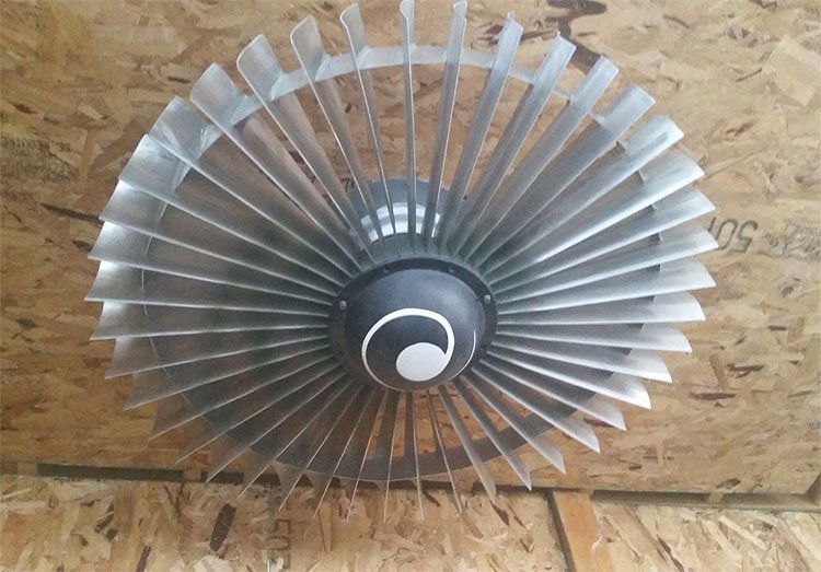 Chiếc quạt trần sử dụng động cơ phản lực giá 3000 USD