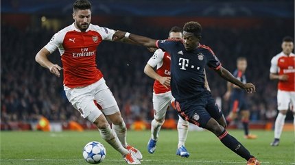 Arsenal gặp "quái vật" Bayern, Barca đại chiến PSG