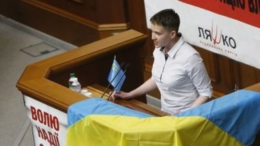 Lần đầu tiên Savchenko bình luận về việc cô bị khai trừ ra khỏi đảng Batkivsina