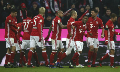Bayern đè bẹp RB Leipzig, kết thúc năm 2016 với ngôi đầu