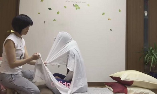 Phương pháp bọc vải chữa bệnh gây sốt ở Nhật