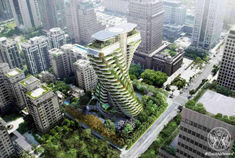 Ấn tượng tòa nhà "ăn" khí CO2