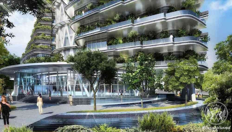 Ấn tượng tòa nhà "ăn" khí CO2