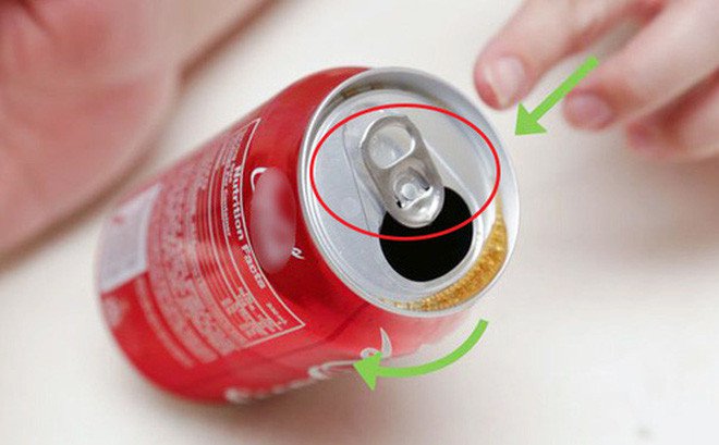 Vòng tròn trên nắp lon nước ngọt hầu hết nhiều người không biết công dụng