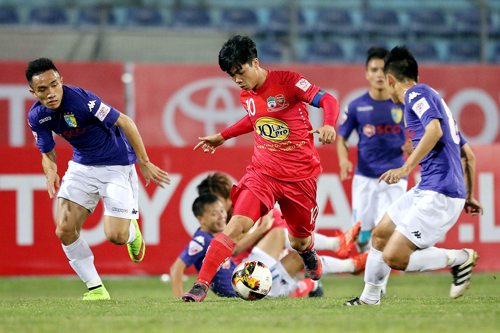 HAGL thua trận thứ ba liên tiếp tại V-League 2017