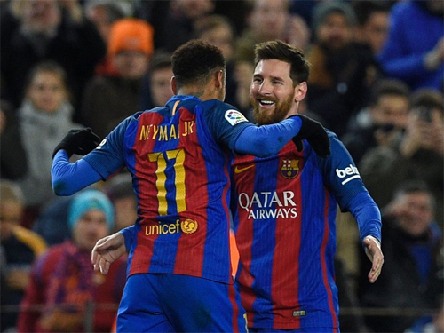 Thắng đối thủ kỵ giơ, Barca đặt một chân vào bán kết Cup Nhà vua