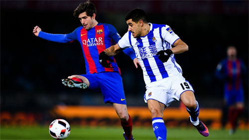 Thắng đối thủ kỵ giơ, Barca đặt một chân vào bán kết Cup Nhà vua