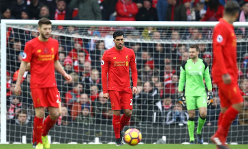 Liverpool thua đội ở nhóm cuối bảng ngay tại Anfield