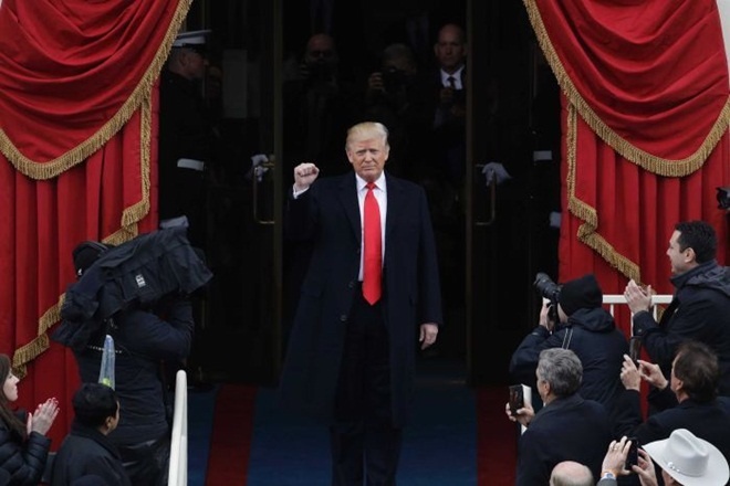 Những khoảnh khắc ấn tượng trong lễ nhậm chức tổng thống của Donald Trump