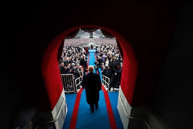 Những khoảnh khắc ấn tượng trong lễ nhậm chức tổng thống của Donald Trump