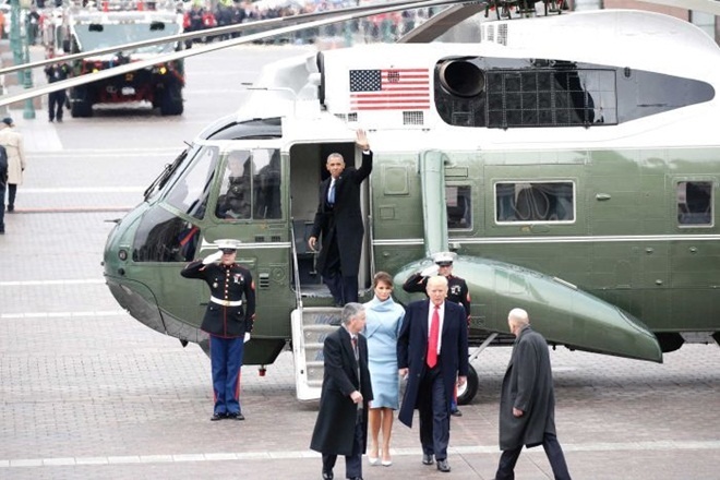 Những khoảnh khắc ấn tượng trong lễ nhậm chức tổng thống của Donald Trump