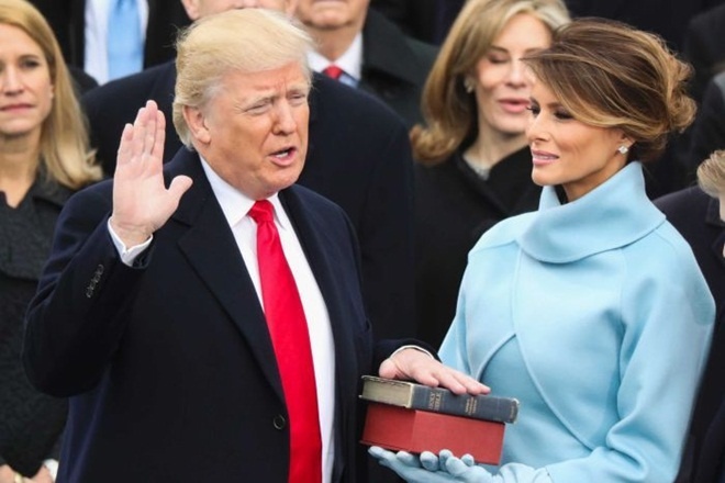Những khoảnh khắc ấn tượng trong lễ nhậm chức tổng thống của Donald Trump