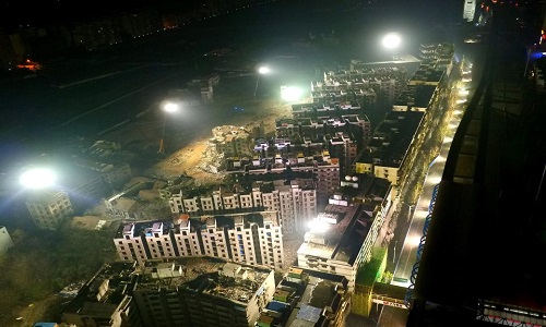 19 tòa nhà cao tầng hóa tro bụi trong 10 giây ở Trung Quốc