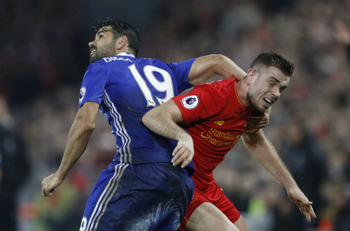 Diego Costa đá hỏng phạt đền, Chelsea bị Liverpool cầm chân