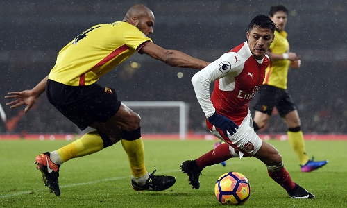 Arsenal thua Watford, mất vị trí nhì bảng