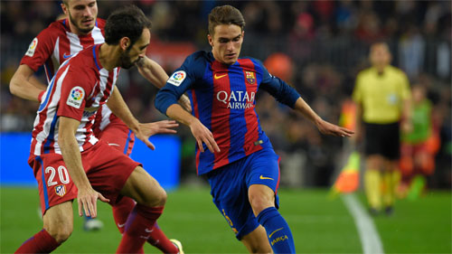 Nhận hai thẻ đỏ, Barca vẫn vào chung kết Cup Nhà vua