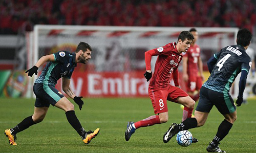 Oscar ghi bàn trong trận ra mắt cùng CLB Trung Quốc