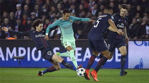 PSG thắng Barca 4-0 ở lượt đi Champions League