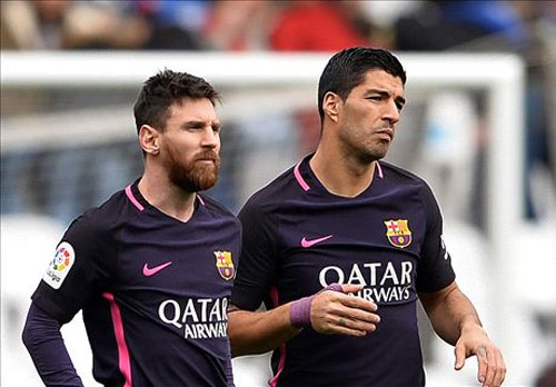 Barca thua Deportivo ngay sau trận đại thắng PSG