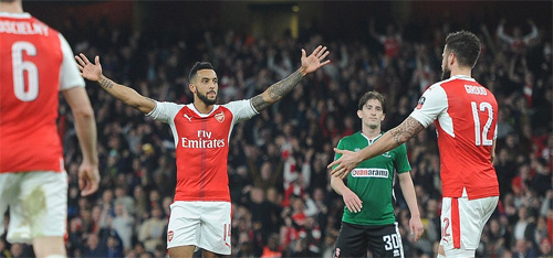 Arsenal trút giận lên đội nghiệp dư ở tứ kết FA Cup