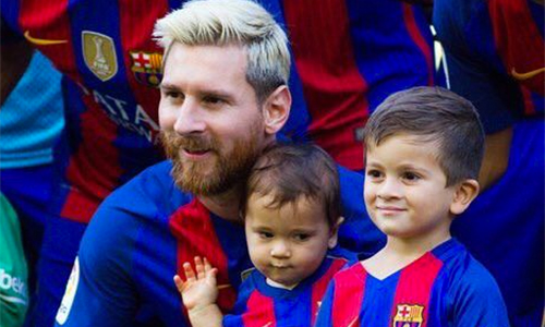 Con trai Messi không mê bóng đá