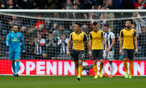 Arsenal thua West Brom, tiếp tục ở ngoài Top 4