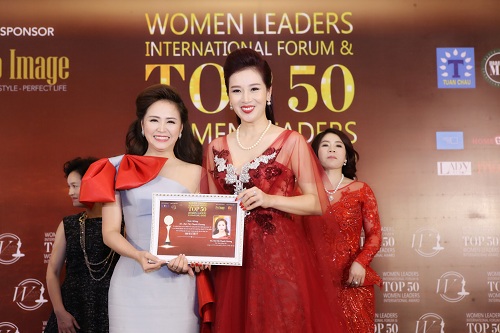 Nữ doanh nhân Việt được vinh danh 'Top 50 Nữ lãnh đạo tiêu biểu'