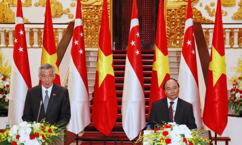 Việt Nam - Singapore ra tuyên bố chung nhân chuyến thăm của Thủ tướng Lý Hiển Long