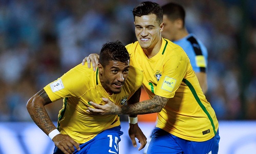 Ngôi sao chơi bóng ở Trung Quốc tỏa sáng, Brazil thắng đậm Uruguay