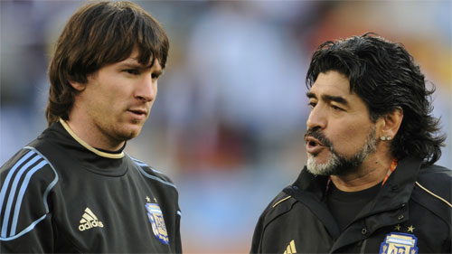 Maradona cầu viện Chủ tịch FIFA giảm án cho Messi