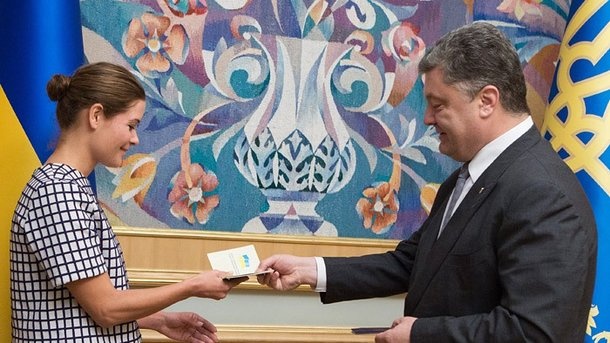 Tổng thống Ukraine Porosenko bổ nhiệm cựu Phó Tỉnh trưởng Odessa Maria Gaidar làm cố vấn.