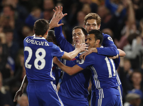 Hazard lập cú đúp, Chelsea đánh bại Man City