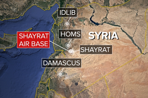 Mỹ bất ngờ phóng 59 tên lửa tấn công căn cứ quân sự Syria