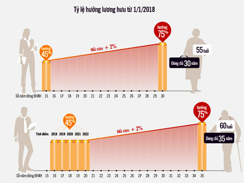 Nhiều người về hưu sớm để tránh đóng thêm 5 năm BHXH