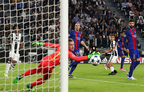 Juventus thắng đậm Barca ở tứ kết lượt đi