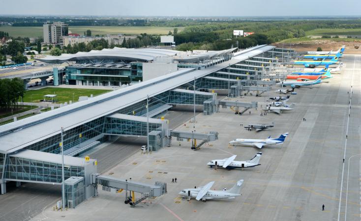 Terminal mới của sân bay quốc tế Odessa đón nhận những hành khách đầu tiên.