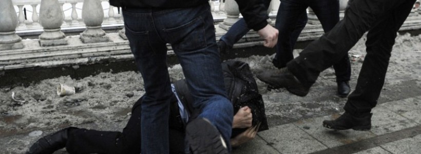 Tại thủ đô Kiev, phó giám đốc công ty luật bị đánh đập dã man và bị cướp giữa phố, giữa ban ngày.