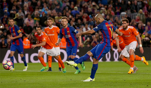 Messi lập cú đúp, Barca đại thắng 7-1 ở La Liga