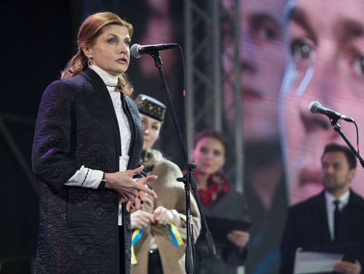 Vợ Tổng thống Ukraine Marina Porosenko sẽ dẫn chương trình truyền hình buổi sáng kênh "Ukraine".