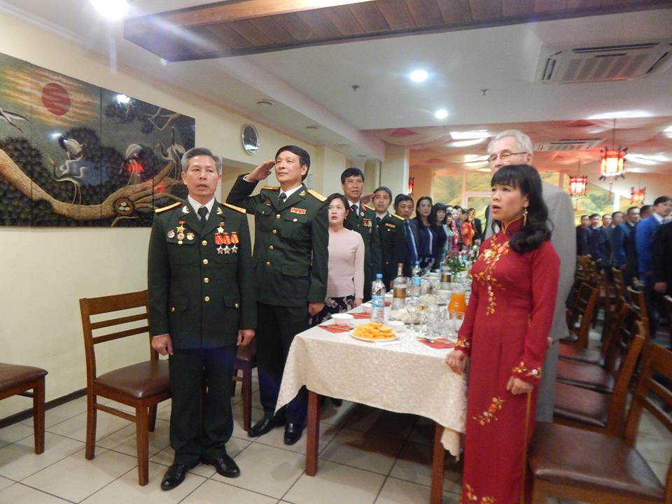 Lễ kỷ niệm một năm ngày thành lập Hội Cựu chiến binh Việt Nam tại Ukraina.