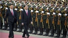 Trung Quốc bắn 21 loạt đại bác chào mừng Chủ tịch nước Trần Đại Quang