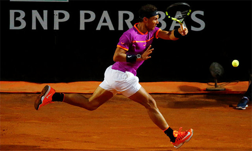 Nadal nối dài chuỗi bất bại, vào tứ kết Rome Masters