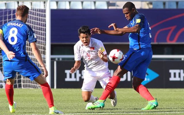 Việt Nam thua đậm Pháp ở trận thứ hai tại U20 World Cup
